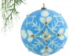 Простые и сложные новогодние игрушки из бисера: схемы и мастер-класс создания праздничных аксессуаров